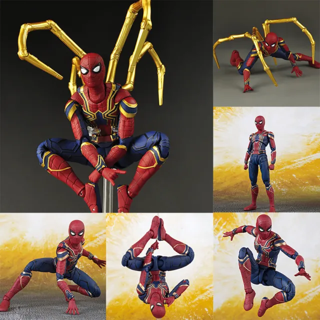 Spiderman Spider Man Action Figure Marvel Avengers Infinity War Iron Toy Model