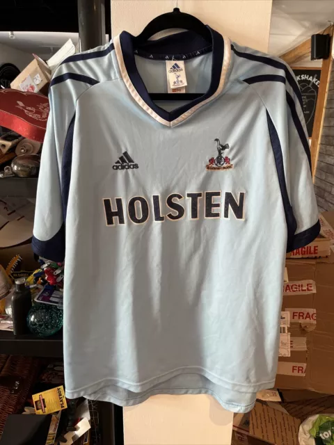 Tottenham Official Vintage Adidas 01/02 Small/ Rebrov /Long Sleeve /Away  Shirt