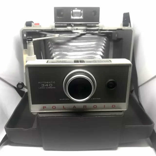 VINTAGE ANCIEN POLAROID 340 automatic  Land Camera EN EXCELLENT ETAT