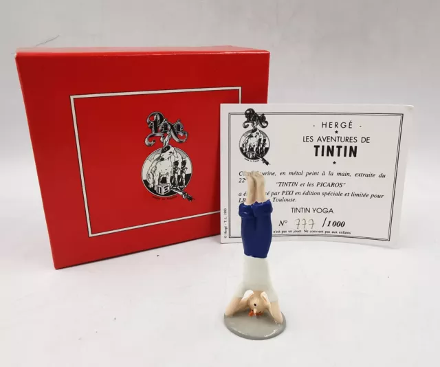 Hergé & Pixi - Collector Tintin Yoga (Thème les Picaros) - 1000 exempl. - 1993