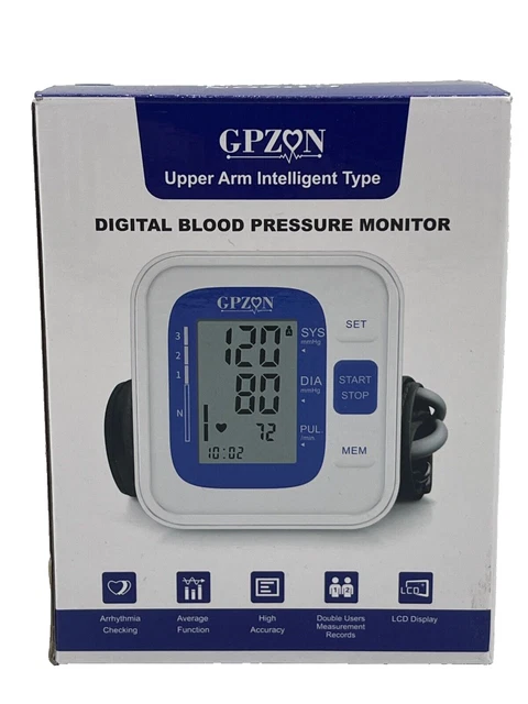 Misuratore di pressione sanguigna GPZON automatico dispositivo ipertensione set polsino merce di seconda scelta
