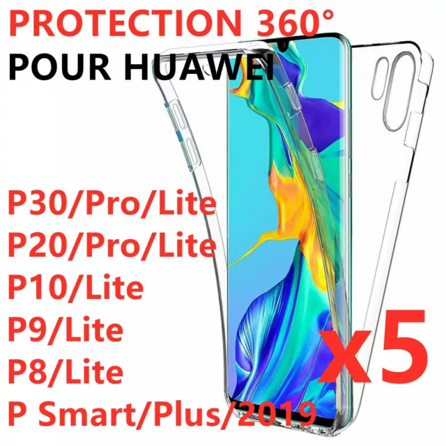 Coque Integral 360 Full Cover Pour Huawei P30 Lite/P30 Pro/ P20 Lite / P10 Lite