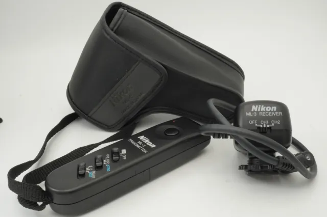 [Mint W / Hülle] Nikon ML-3 Modulite Fernbedienung Set Transmitter Receiver F/S