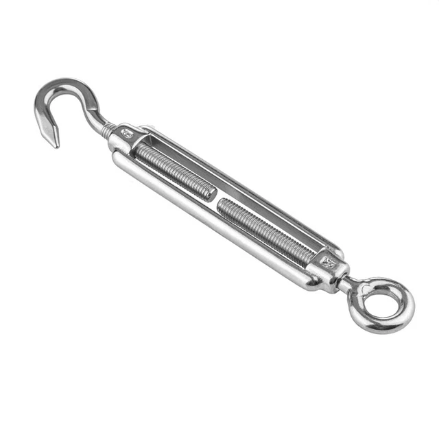 Inox Tendeur Avec 1 Oeillet Et 1 Crochets pour Drahtseilsysteme Beaucoup Tailles