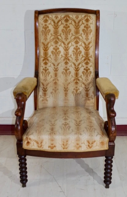 poltrona Impero primi '800 in palissandro  francese