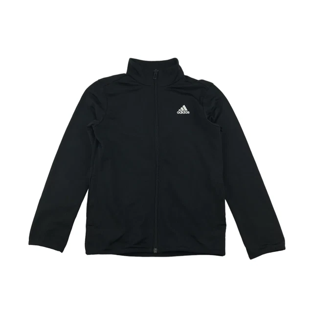 Adidas maglione età 7 nero cerniera completa top