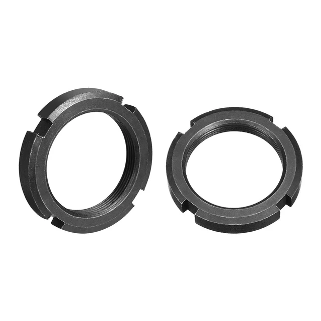 M40x1.5 mm Tuercas Ranuradas Redondas de Retención de Cuatro Ranuras 2 uds