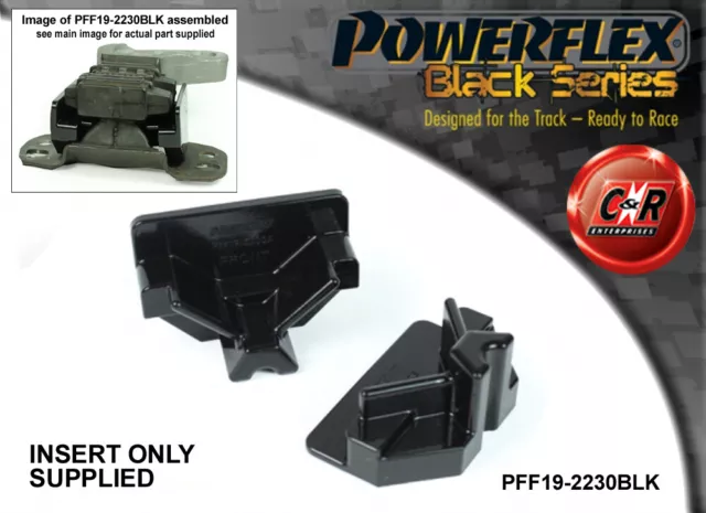 Powerflex Black Up Gbox Insert pour Ford Fiesta MK8.5 St 200 2021on