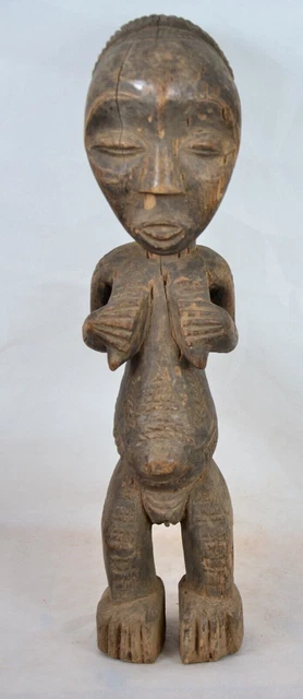 African tribal art,   Chokwe Mask Mwana Pwo with Headdress African Art