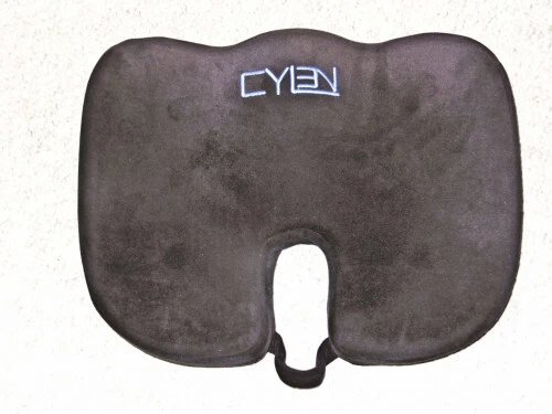 Cylen - Memory Foam Bamboo Charcoal Infused Ventilated Orthopedic Seat Cushion