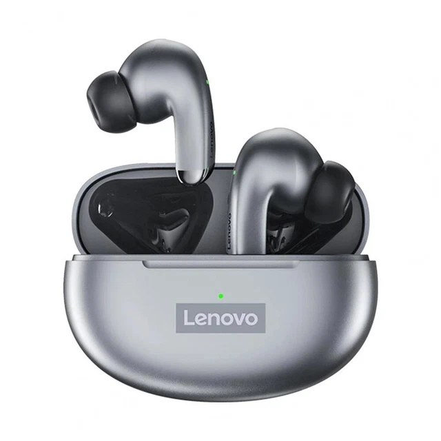 Lenovo écouteurs sans fil Bluetooth LP5 oreillettes musique micro casque Ordi pc