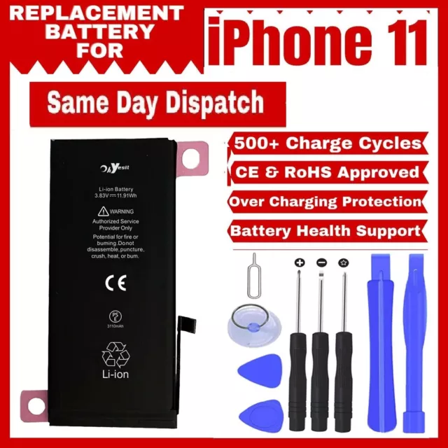 Battery For Apple iPhone 11 CE 3110mAh Replacement Internal Kit Set Pack Repair