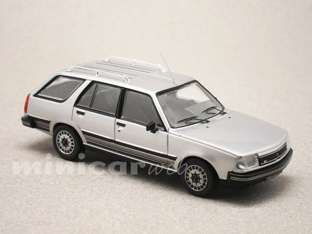 Miniature ODEON 1/43 - Renault 18 Break GTX Type 2 - 1985 - Gris - Neuve