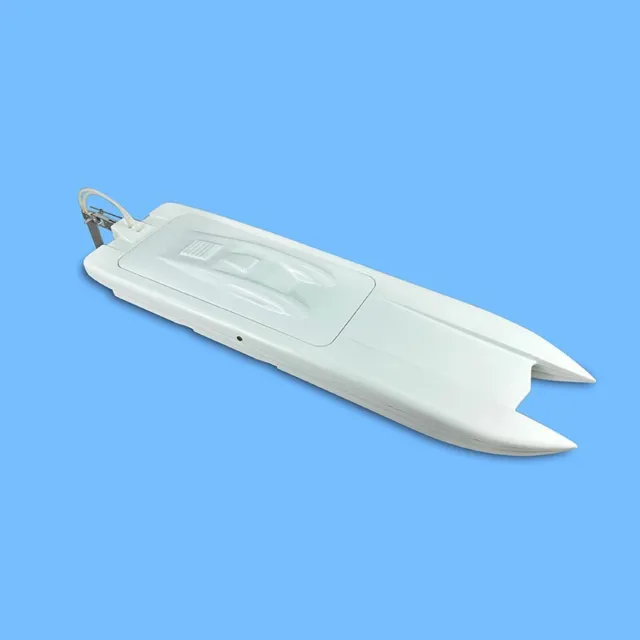 36" RC EP Epoxy Fiberglass Catamaran Racing Boat ARR Hull with Hardware- White