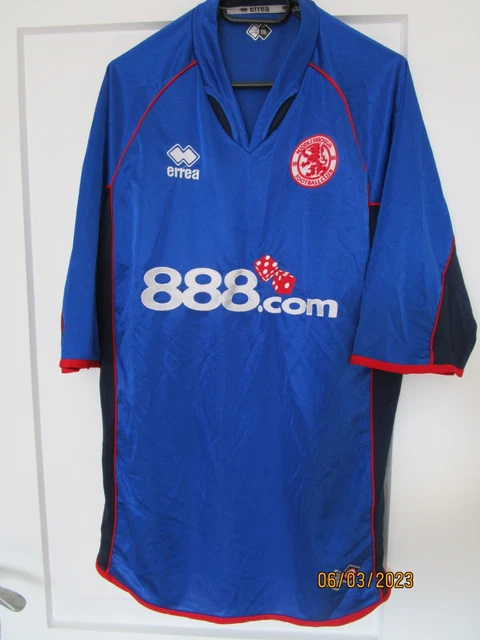 Schönes, sehr seltenes original  MIDDLESBROUGH  Trikot, Gr. L/XL.