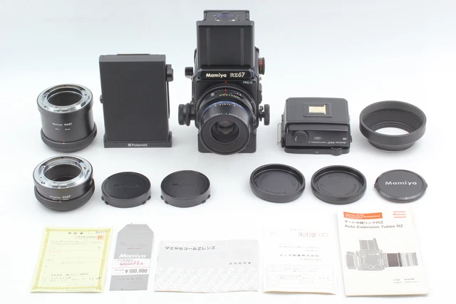 [ Mint ] Mamiya RZ67 Pro II Taille Level Viseur Z 90mm f3.5 Lentille 120 Dos