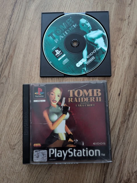 Tomb Raider II Complet + Goodies – PS1 – Version Française – Très Bon état