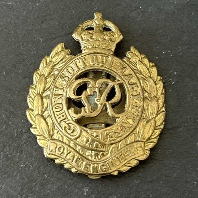 ROYAL ENGINEERS ORIGINAL First World War British Army Cap Badge 6 50 royal-engineers-original-first-world-war-british-army-cap-badge-6-50