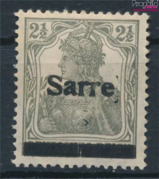 Briefmarken Saarland 1920 Mi 2a I mit Falz (10221850