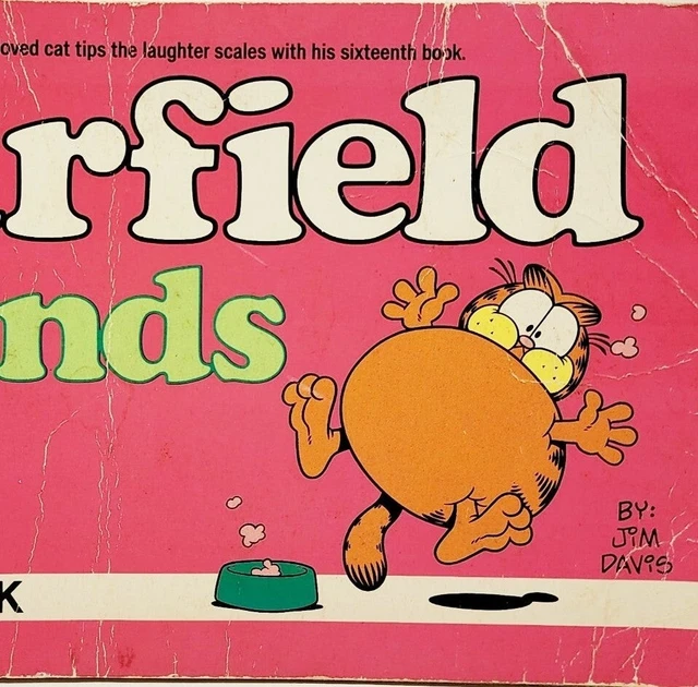 1988 Garfield Rounds Out Comic Strip Collection Vintage 1st Edition BCE