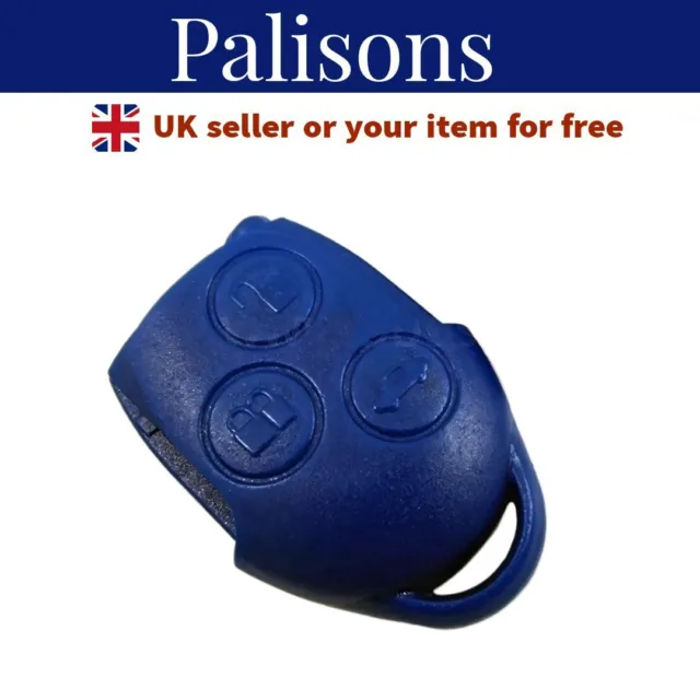 Fits Ford Transit Mk7 Remote Key Fob Case/Shell Blue 3 Buttons