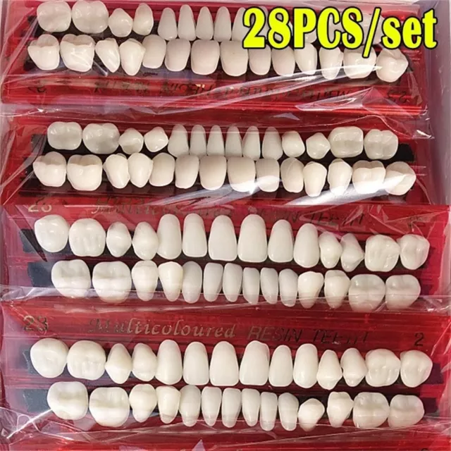 Temporary Crown Teeth Veneers Tooth Tool Simulation Teeth Resin Acrylic
