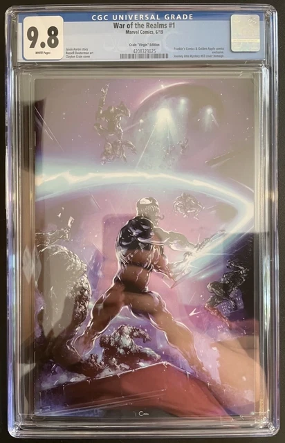 War Of The Realms #1 CGC 9.8 Crain Virgin