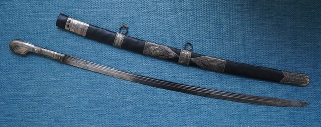 Early Caucasian Cossack Shashka / Sword - Russia 18th - 19th Century - hand made