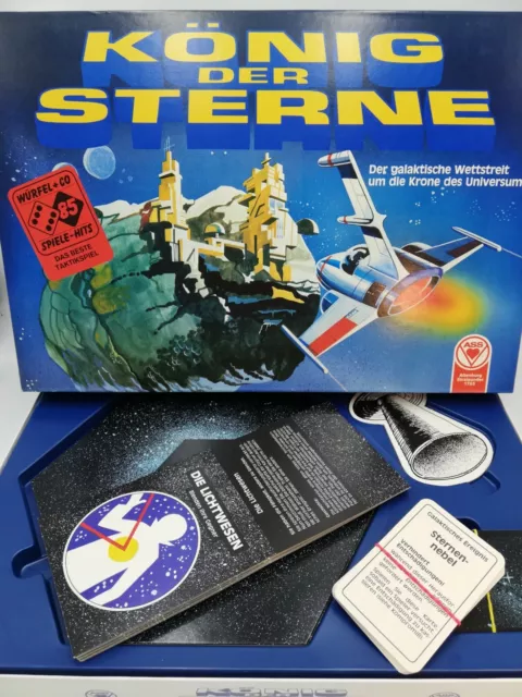 KÖNIG DER STERNE ✨ Galaktisches Spiel / Glück & Taktikspiel v. ASS ©1985 ✨ TOP*