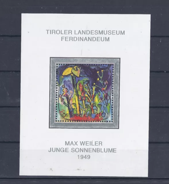 Österreich 2004 ** Block 26 Max Weiler Postfrisch siehe scan