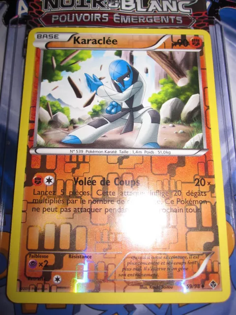 Pokemon Neuve (◕‿◕✿) Karaclee 59/98 Reverse Holo Unco Pouvoirs Emergents Fr