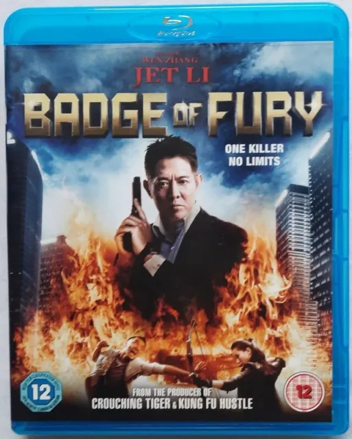 Badge Of Fury - Jet Li - Chinese With English Subtitles - Reg B Blu Ray