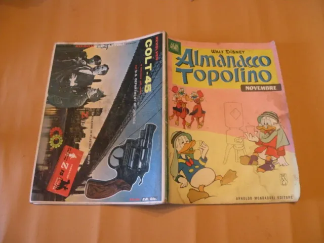 Almanacco Topolino 1965 N.11 Mondadori Disney Originale Molto Buono Bollino