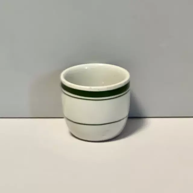 Vintage Egg Cup - Green Stripe - Grindley Hercules - English Pottery 1936 - 1954