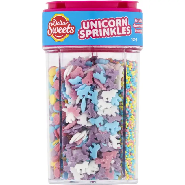 Dollar Sweets Candy Unicorn Sprinkles Cake Dessert Decoration Topping 105g