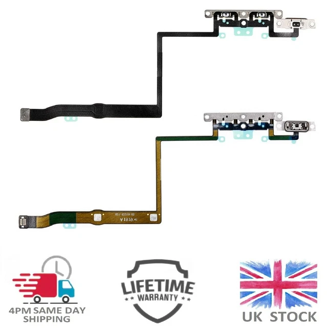 Kit Boutons Latéraux Power/Volume Pour IPhone 14/14 Plus - Blanc - Neuf
