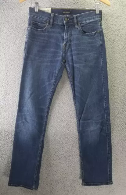 Abercrombie & Fitch Slim Jeans Adult 28x29 Straight Stretch Wash Blue Denim Mens