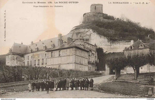 95 LA ROCHE GUYON _S08880_ Environs de Mantes Vue G�n�rale du Ch�teau