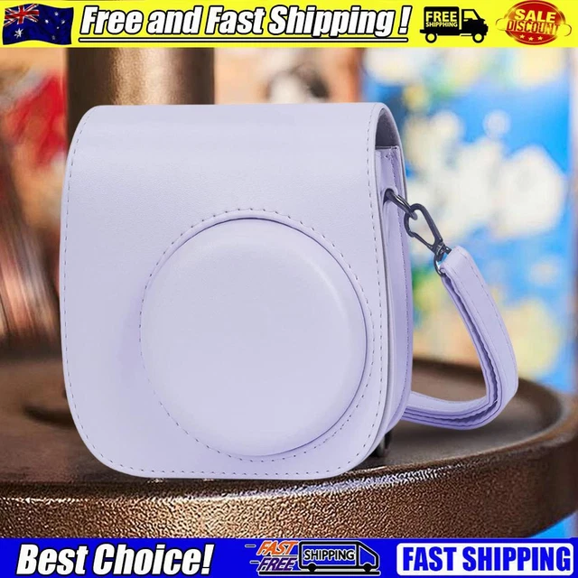 7 in 1 Camera Accessories Kit Album Camera Bag for Instax Mini 12 (Purple)