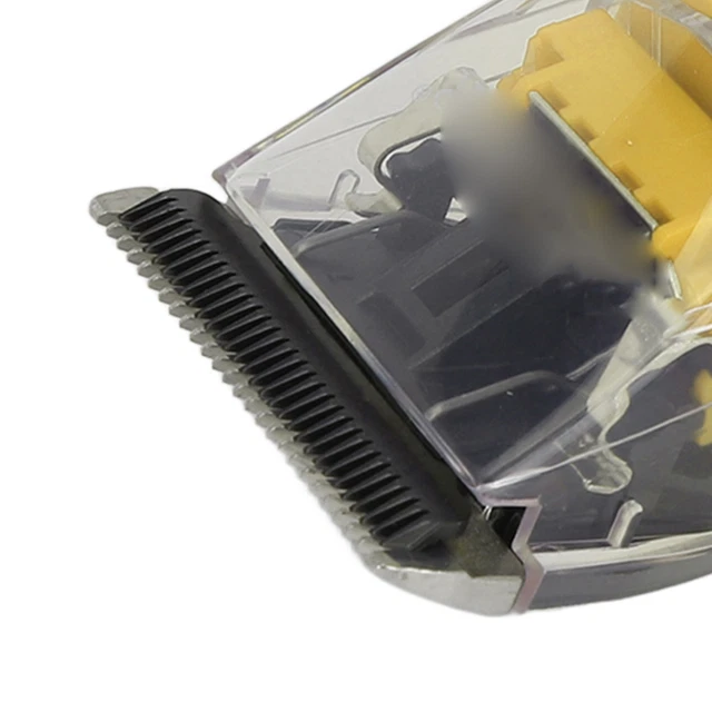 Yellow Transparent Electric Hair Trimmer Adjustable LED Digital Display USB Hoi