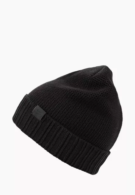 Nike NSW Sportswear Beanie Winterstrick Wabenmuster Mütze Kopfbedeckung schwarz 2