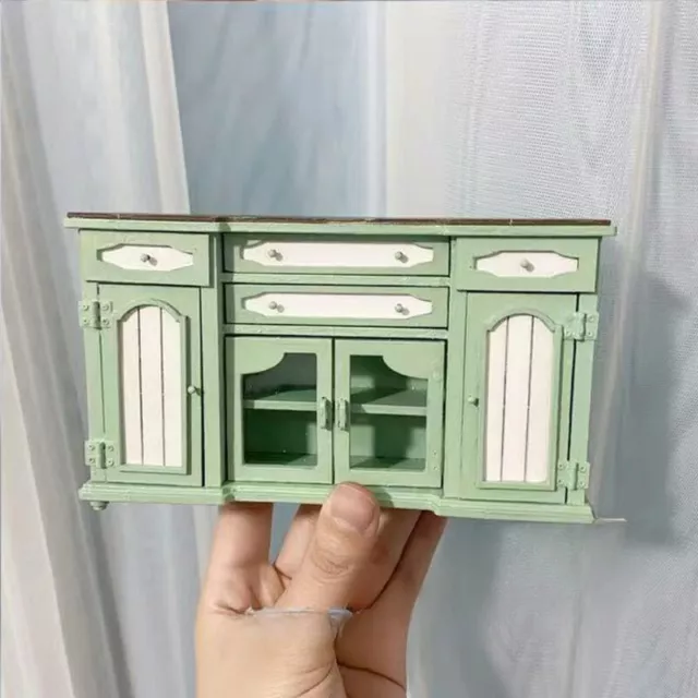 Dolls House 1:12 Scale Miniatures Handmade Unfinished Storage Cabinet Furniture