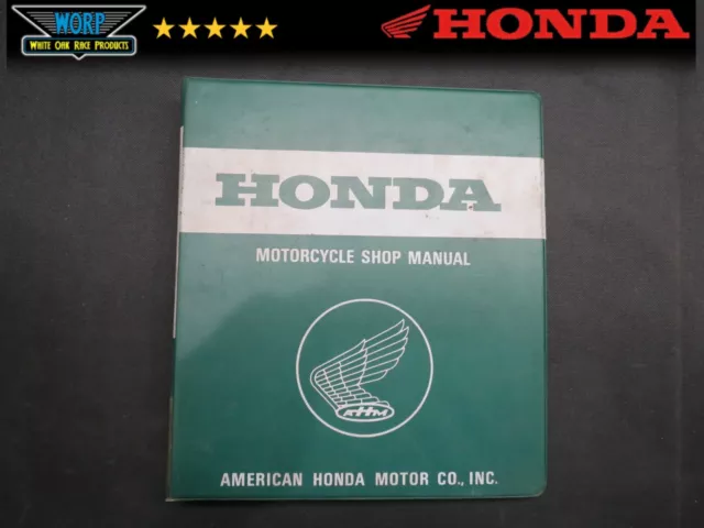 Genuine Oem Honda Dealer Binder Ct90 Ct 90 Service Manual Shop Repair Book