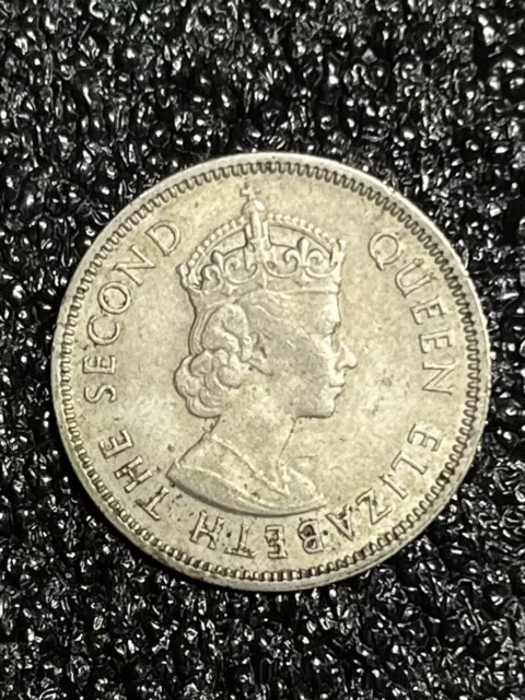 1961 Malaya British Borneo ***20 Cents***KM# 3~Queen Elizabeth the Second~L@@K