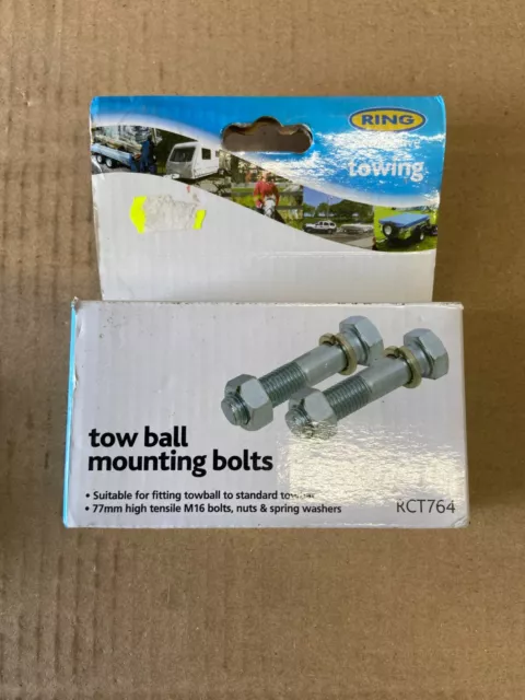 Caravan/Motorhome/Trailer  Maypole M16 X 65 Mm Towball Nuts And Bolts