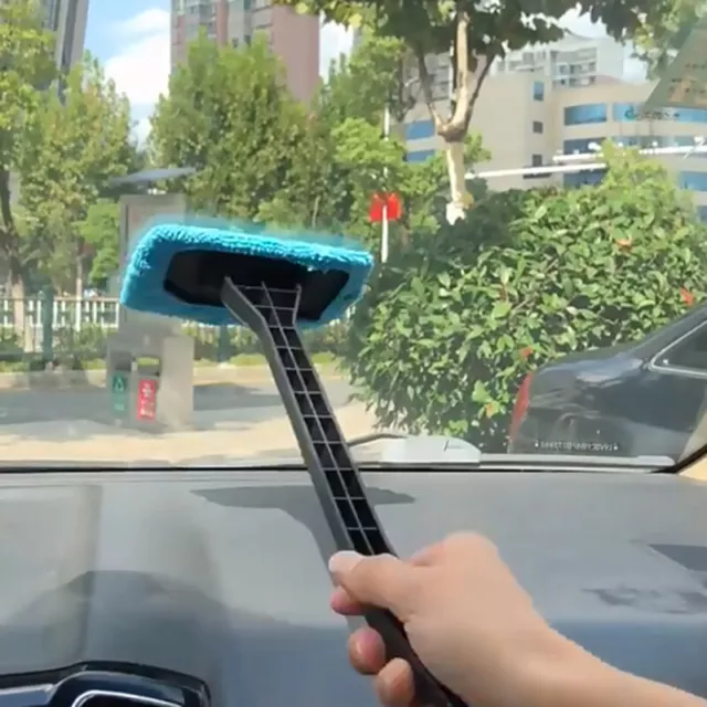 Car Window Cleaner Brush Kit Windshield Cleaning Wash Tool Glass Wiper Han-EL