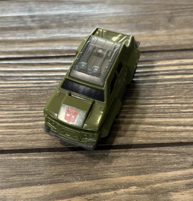 McDonald's 2012 Hasbro's Transformers Prime Green Car Toy Figure