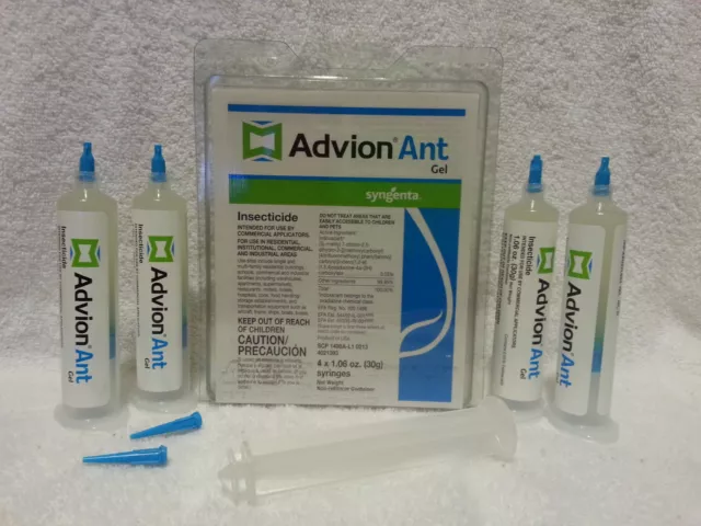 4 Tubes Advion Ant Bait Gel Pest Control ~100% Authentic Authorized By Syngenta