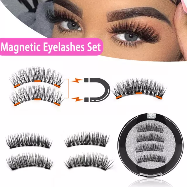 Magnetic Eyelashes Handmade Reusable False Magnet Eye Lashes