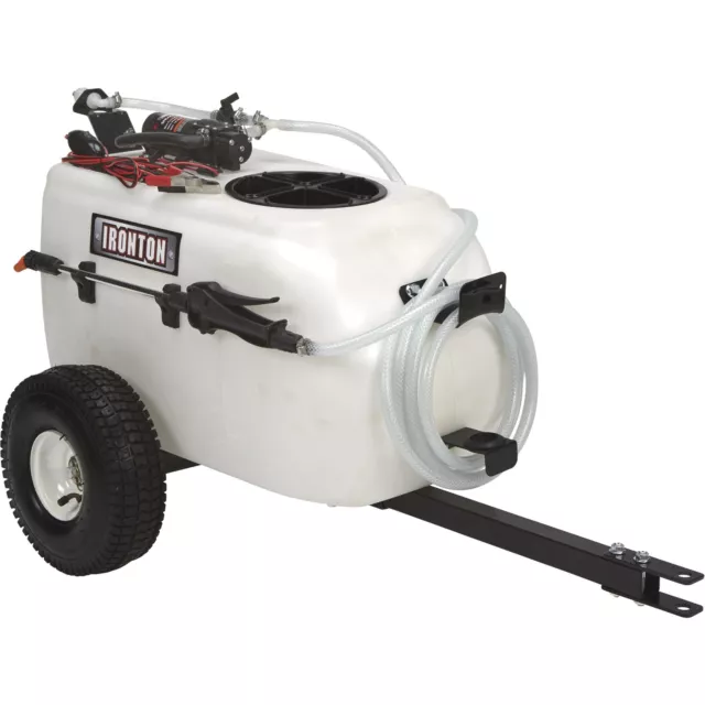 Ironton Tow-Behind Trailer Broadcast and Spot Sprayer — 13-Gallon, 1 GPM, 12